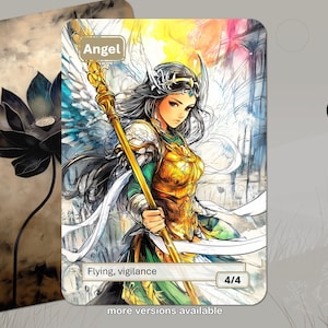 Angel (4/4 Flying, Vigilance) MTG Token