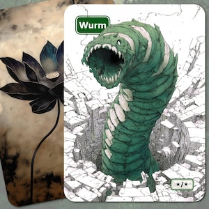 Wurm Token MTG (X/X)