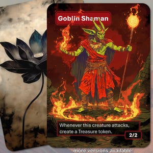 Ficha de Chamán Goblin MTG (Magic: The Gathering)