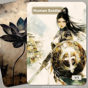 Jeton de soldat humain MTG (Magic: the Gathering)
