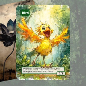 Fågelpoäng MTG (Grön 2/2 Chocobo)