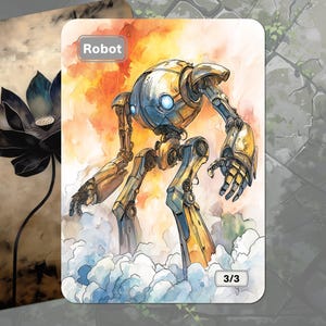 Robot Token MTG (3/3)