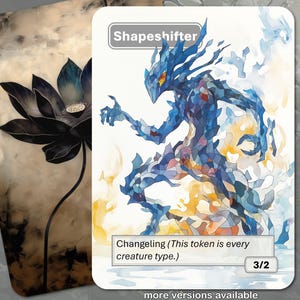 Shapeshifter-token MTG (3/2)