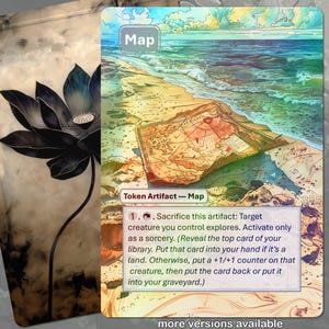 Ficha de mapa de aluminio MTG