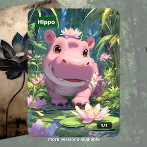 Hippo Token MTG (1/1)