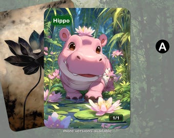 Hippo Token MTG (1/1) - Etsy