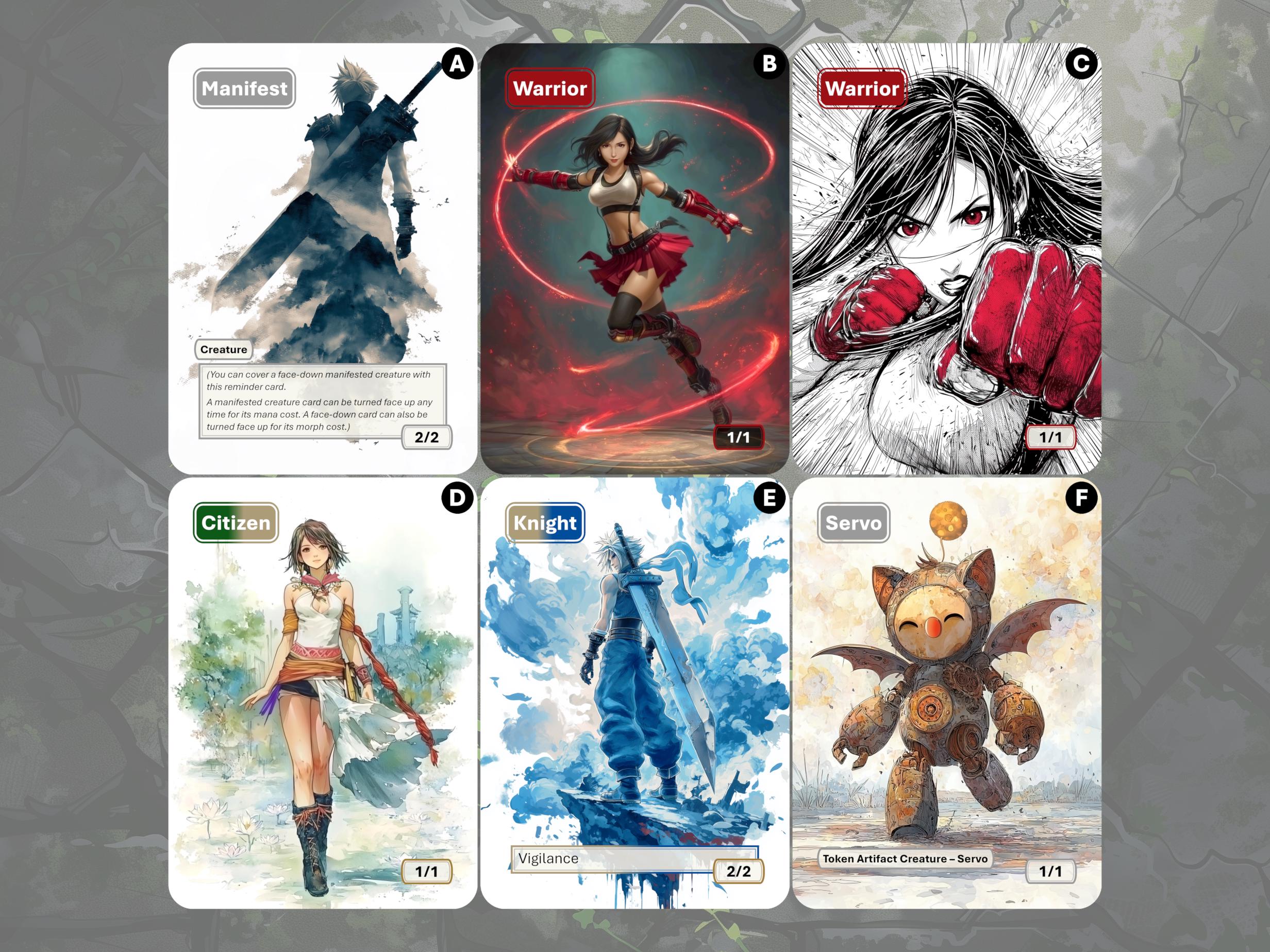 Final Fantasy Knight Tokens Proxy - Etsy