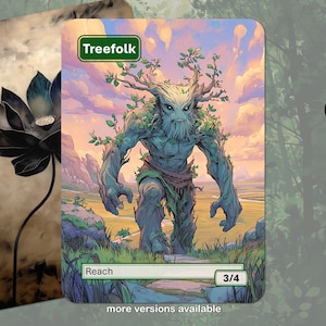 Treefolk-token (3/4 reach) MTG