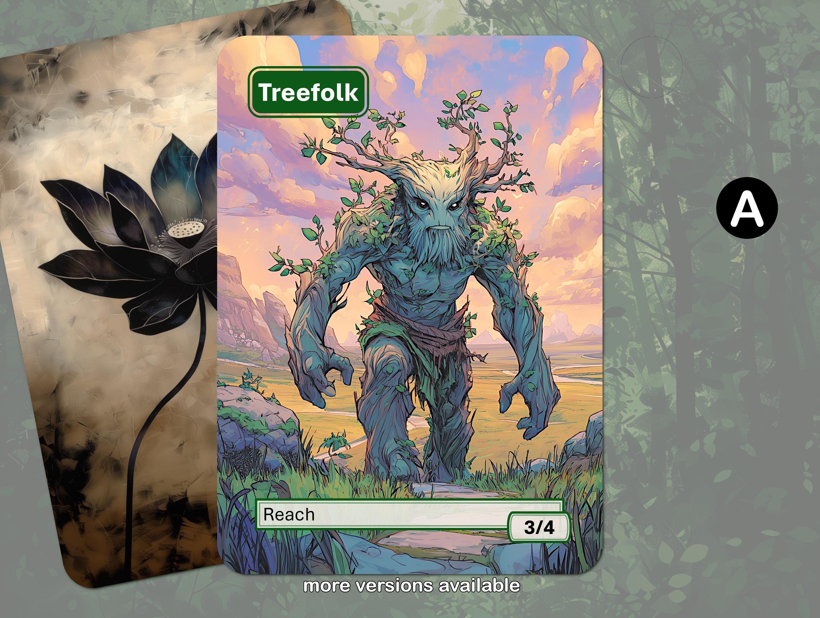 Treefolk Treefolk Token (3/4 Reach) MTG - Etsy