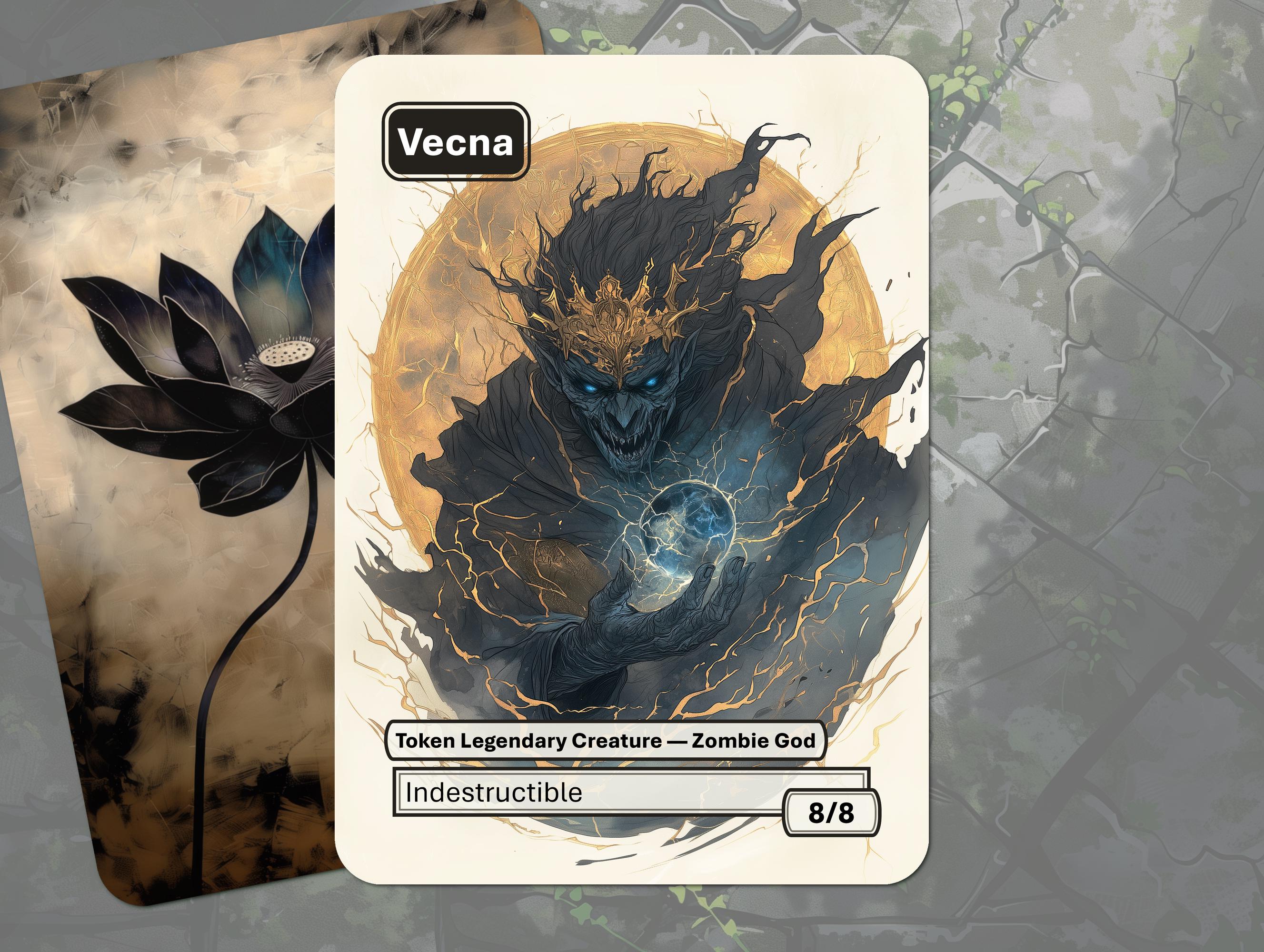 Vecna Token MTG (8/8 Legendary Indestructible Zombie God) - Etsy
