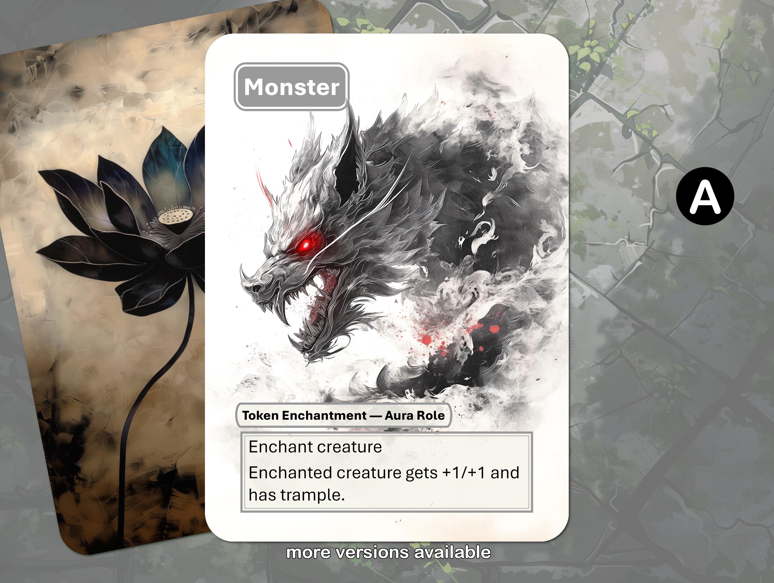Monster Role MTG (magic: the Gathering) Token - Etsy Monster Role MTG (magic: the Gathering) Token - Etsy
