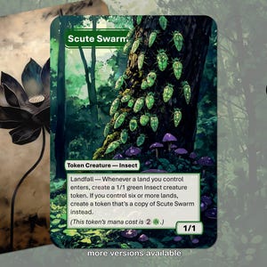 Scute Swarm Copy Token MTG