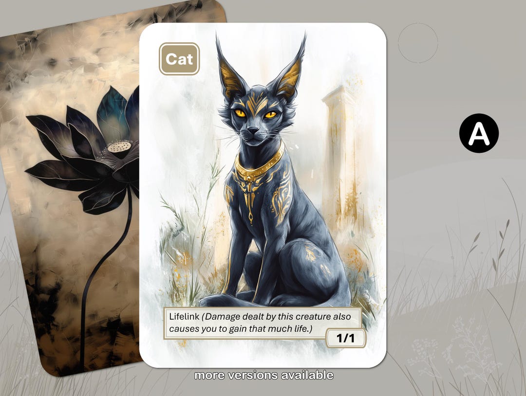 MTG オリジナル猫トークン 猫トークン MTG (1/1 ライフリンク) - Etsy 日本