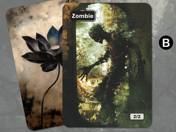 ゾンビトークン MTG 2/2 - Etsy 日本