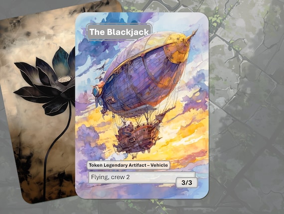 The Blackjack Token (from Setzer, Wandering Gambler) MTG The Blackjack Token (from Setzer, Wandering Gambler) MTG