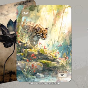 Ficha de Gato MTG (1/1)