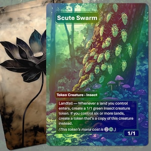Foil Scute Sciame Copia Segnalino MTG