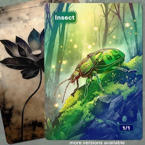 Foil Insekt Token (1/1 Grün) MTG