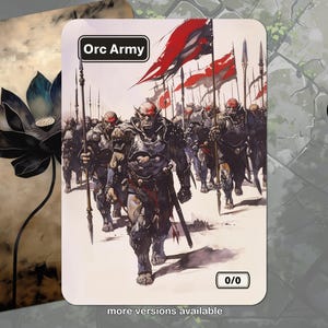 Orc Army Token MTG (Magic: the Gathering)