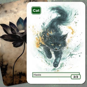 Cat Token MTG (Verde 2/2 Rapidità)
