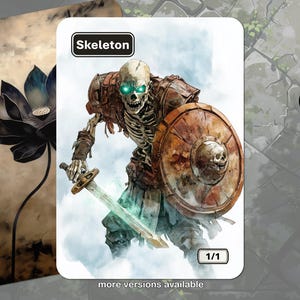 Skelett Token MTG (1/1)