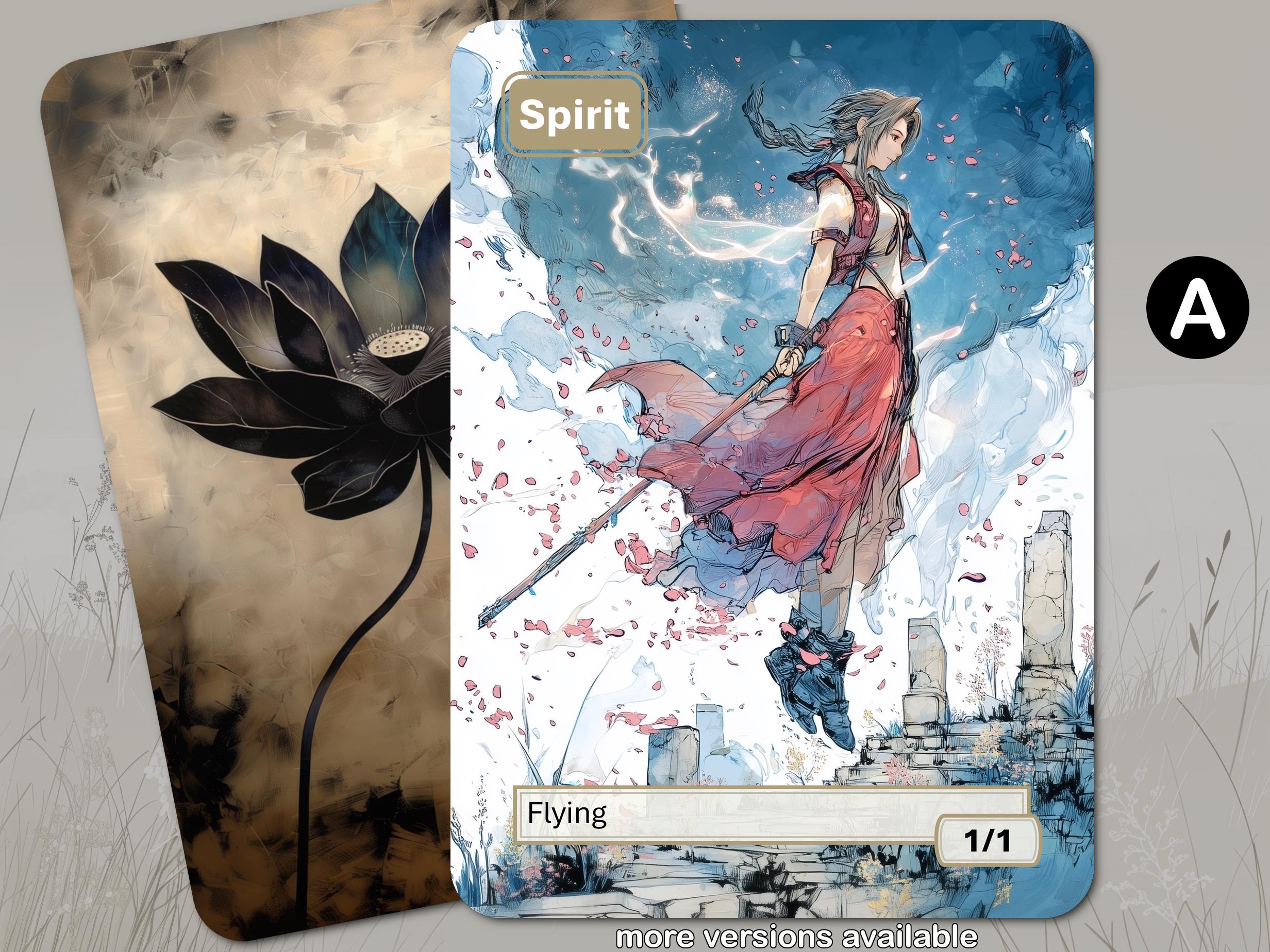 Spirit Token MTG (white 1/1 Flying) - Etsy