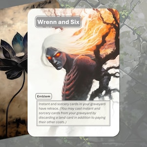 Wrenn and Six Emblem MTG Token