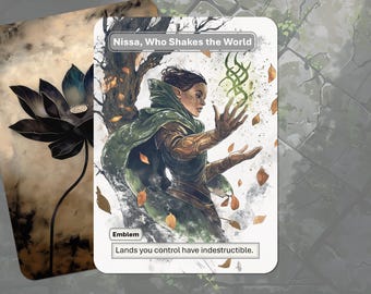 Nissa | MTG Playmat, TCG Playmat, Card Playmat, MTG Gifts, Gaming