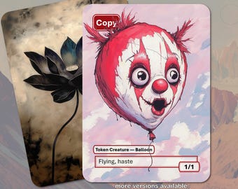 Balloon Copy Token MTG (for use with The Jolly Balloon Man)