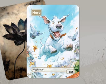 Hero Token (3/2 Vigilance, White) MTG