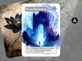 On an Adventure card MTG Token (Magic: the Gathering) product logo
