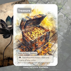 Treasure Token MTG (Magic: the Gathering)