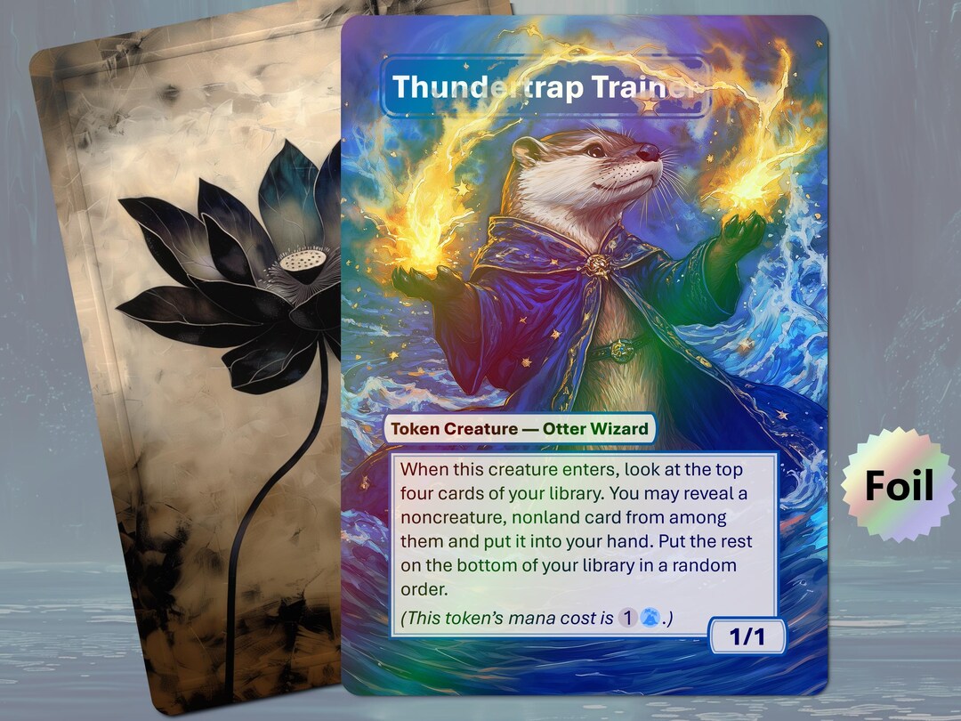Foil Thundertrap Trainer Token (1/1 Offspring) MTG - Etsy Canada