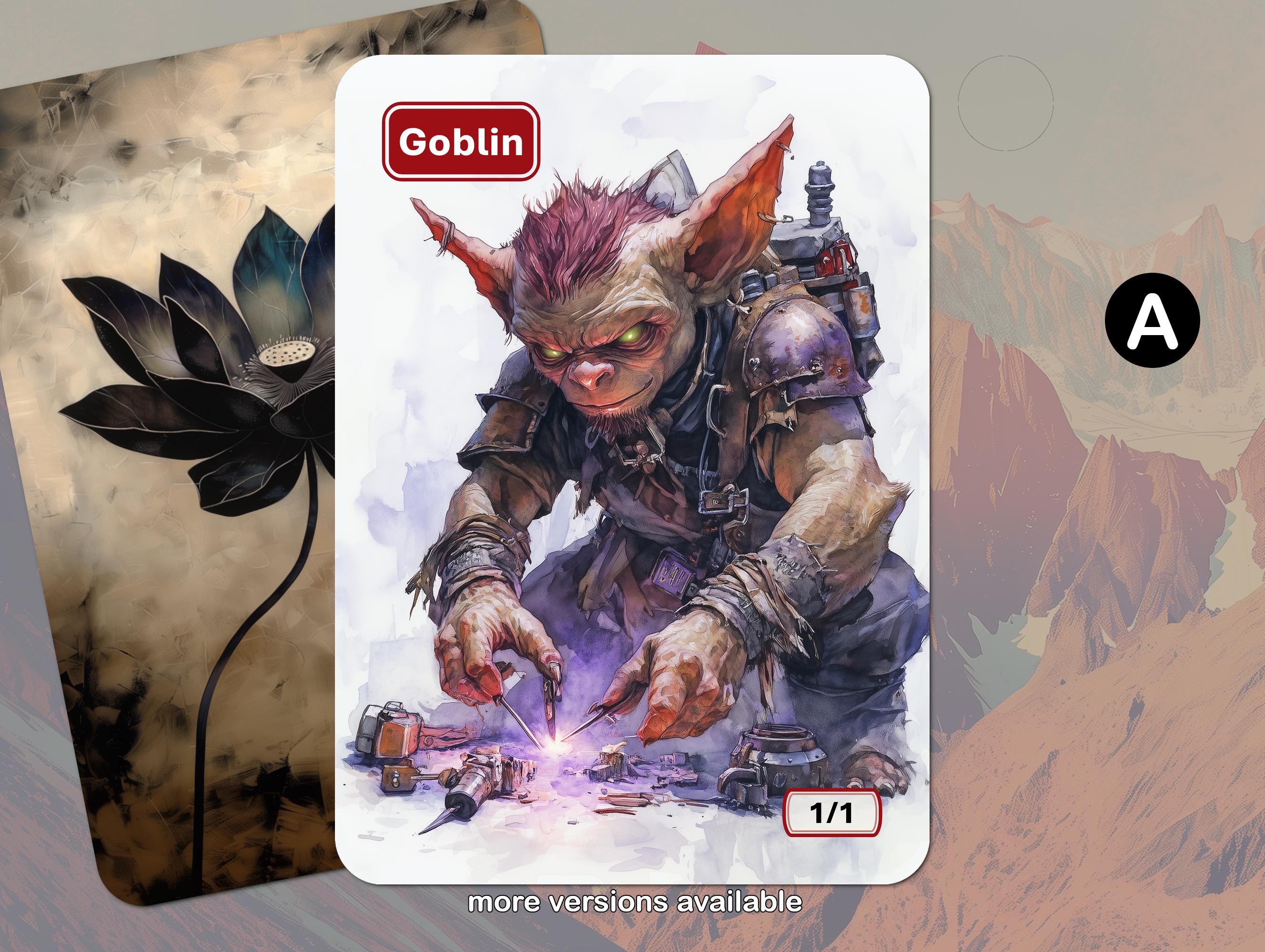 Mtg goblin token - Etsy Portugal