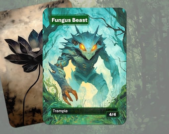Fungus Beast Token MTG (4/4 Trample)