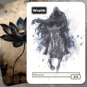 Ficha Espectro MTG (Amenaza 3/3)