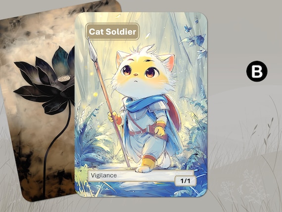 MTG オリジナル猫トークン マジック：ザ・ギャザリング - MTG 猫トークン foil unfinityの通販 by