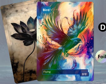 フォイル 鳥トークン MTG (2/2 青) - Etsy 日本