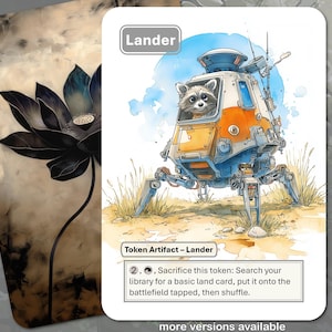 Lander Token (for Edge of Eternities) MTG