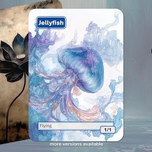Jellyfish Token MTG (from Cynette, Jelly Drover)