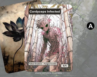 Cordyceps Infected Token MTG (2/2 Fungus Zombie)