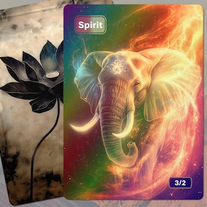 Ficha de espíritu laminado (3/2 rojo-blanco) MTG
