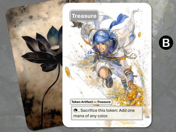 final fantasy token mtg Angelo // Darkstar Double-Sided Token [FINAL FANTASY Tokens]