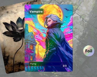 Vampire Foil Token (2/2 Flying) MTG
