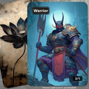 Warrior Token (Black 2/1) MTG