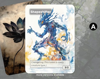 Ficha de Cambiaformas MTG (3/2)