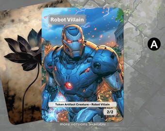 Robot Villain Token MTG (2/2)