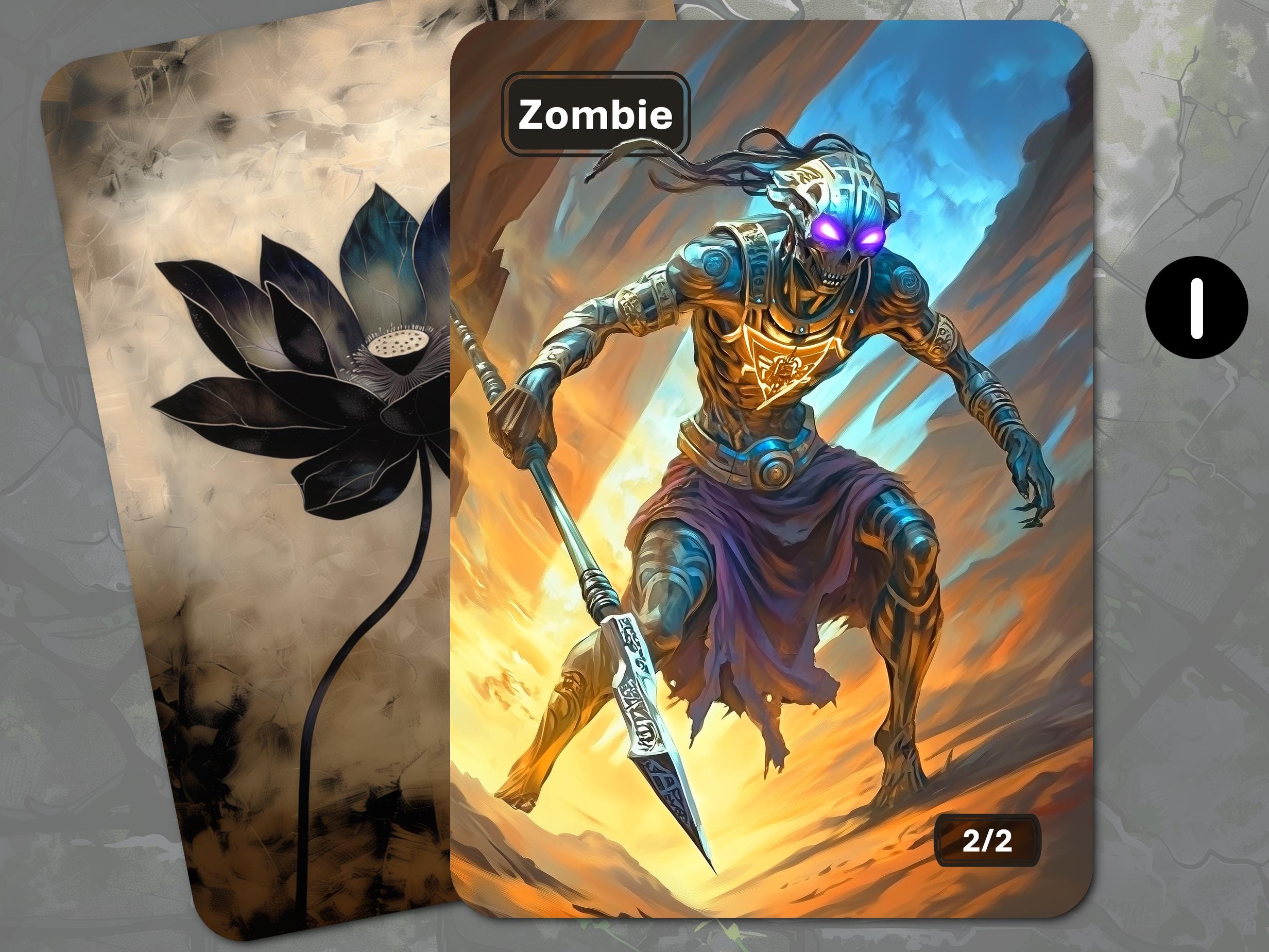 ゾンビトークン MTG 2/2 - Etsy 日本