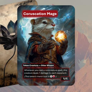 Coruscation Mage Offspring Token MTG (1/1)