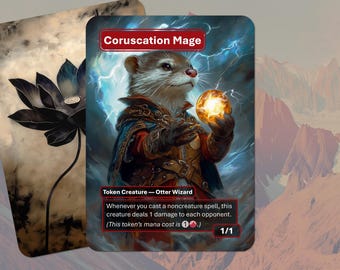 Coruscation Mage Offspring Token MTG (1/1)